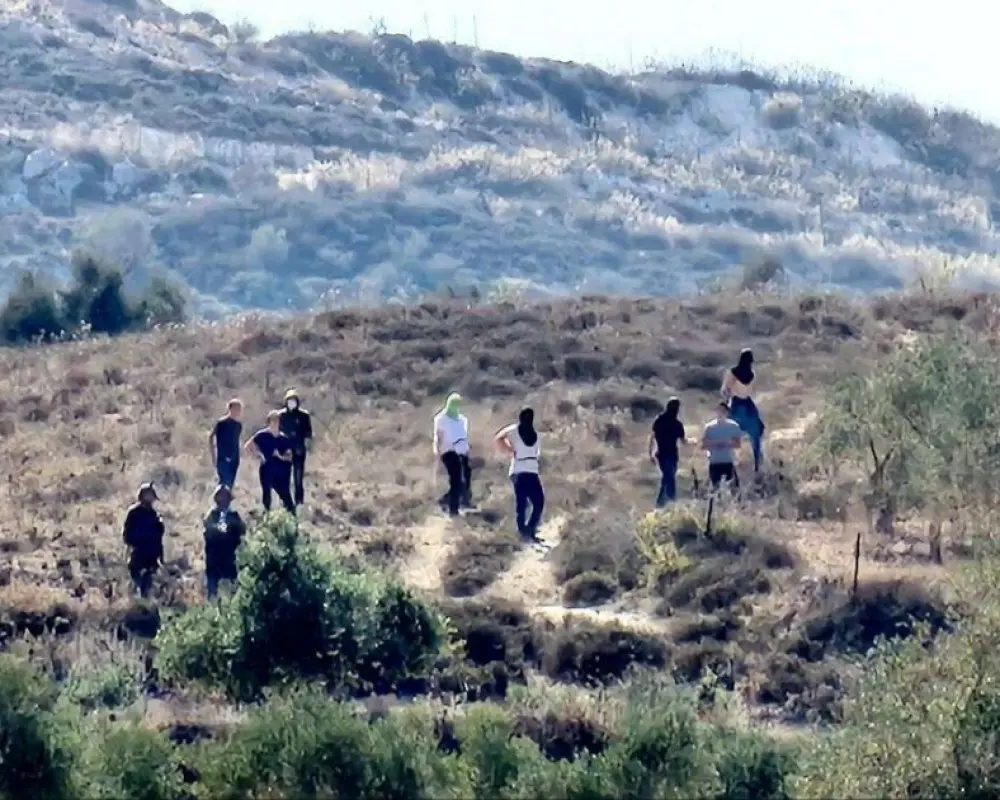 قلقيلية: مواطنون يتصدون لهجوم مستعمرين شمال كفر قدوم